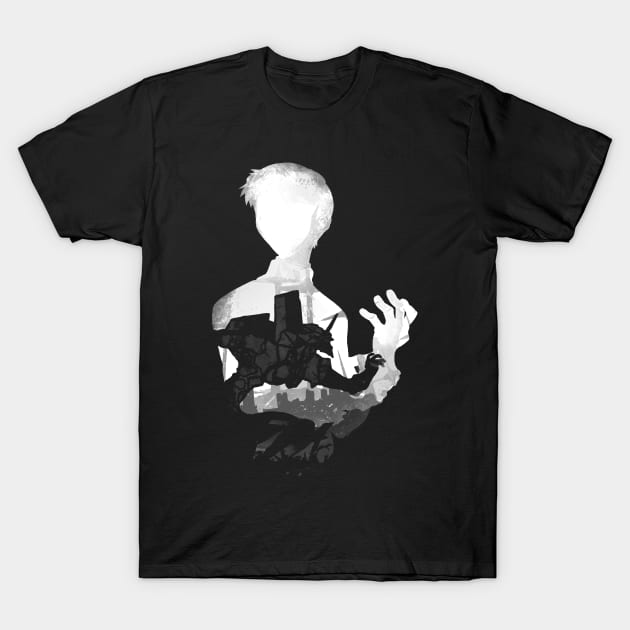 Monochrome Pilot 1 T-Shirt by FanFreak